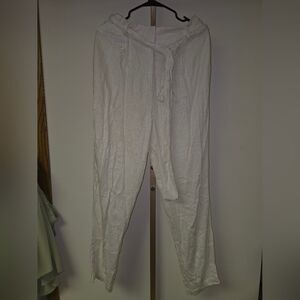 ASOS Cream Track Pants Sz 8 Tall